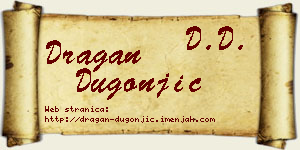 Dragan Dugonjić vizit kartica